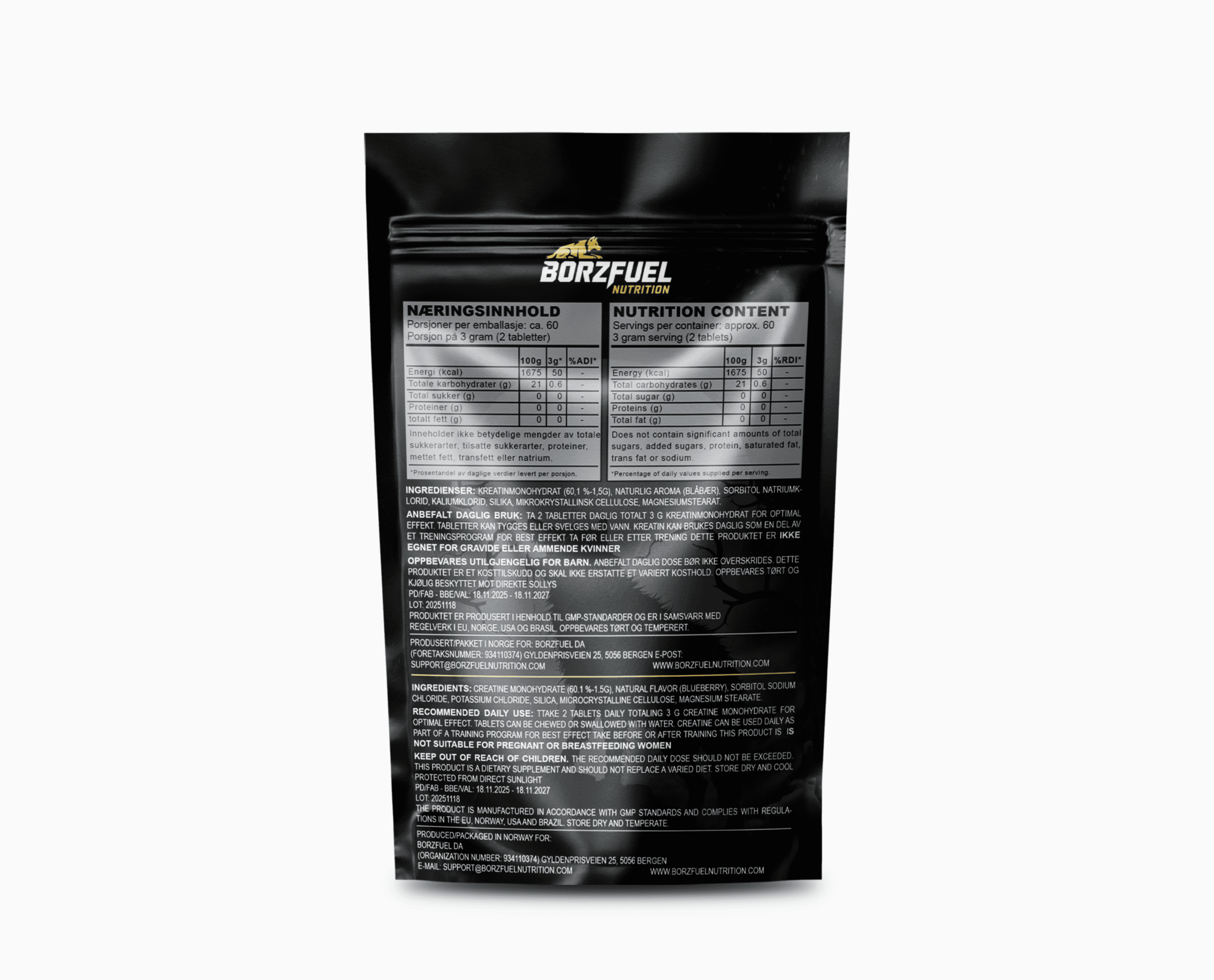 Creatine Chewing Tablets